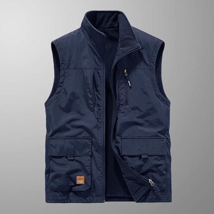 Herr Multifunktionell Fleece Väst