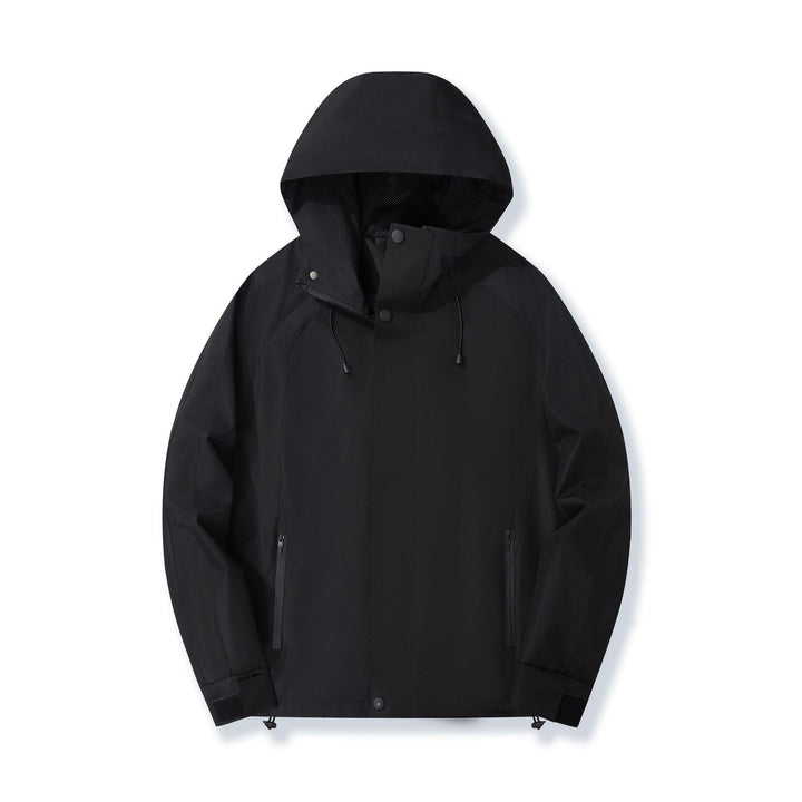Dam Urban med huva Anorak med kontrasterande Panels, Mesh foder &amp; justerbar fåll