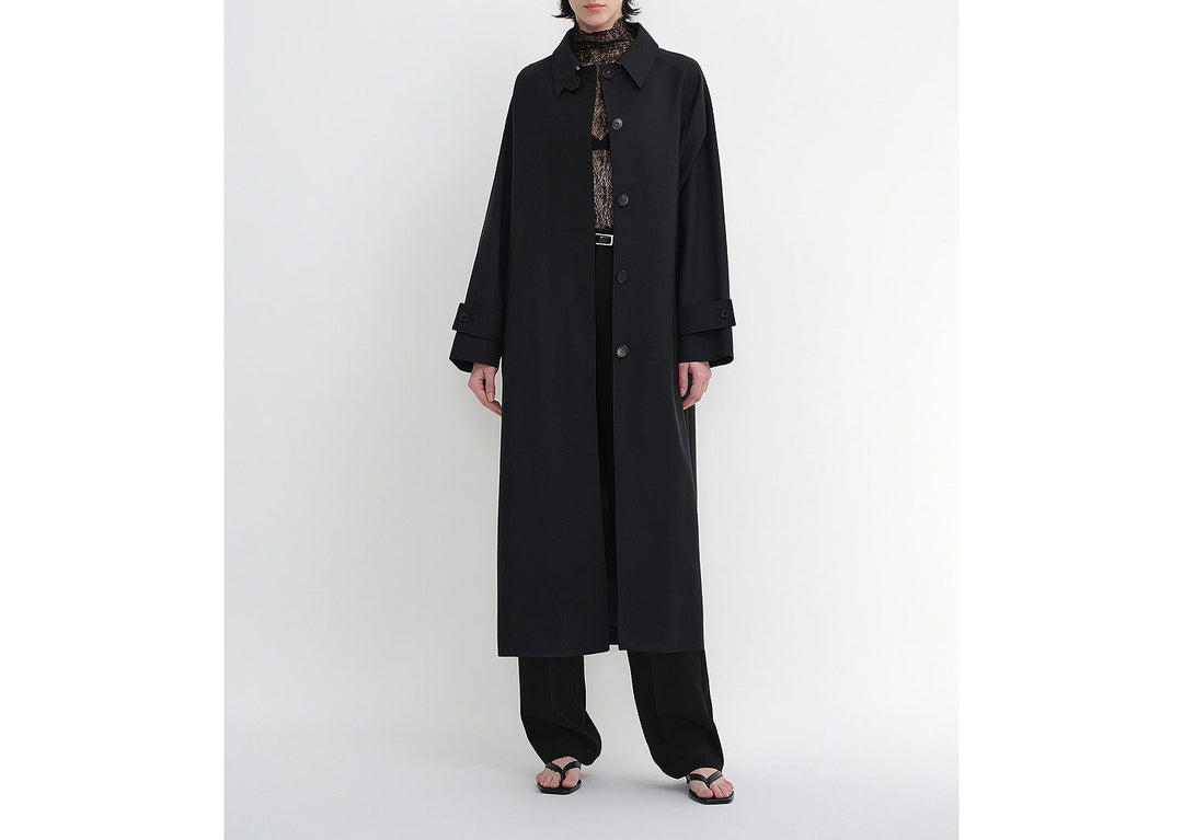 Dam elegant lång trenchcoat Drune