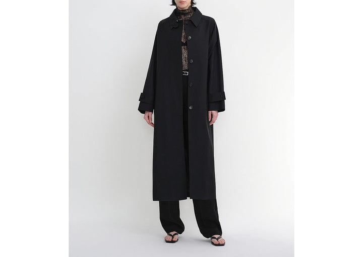 Dam elegant lång trenchcoat Drune