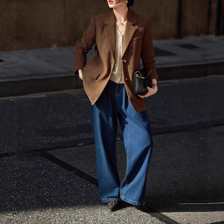 Dam stilren cord blazer