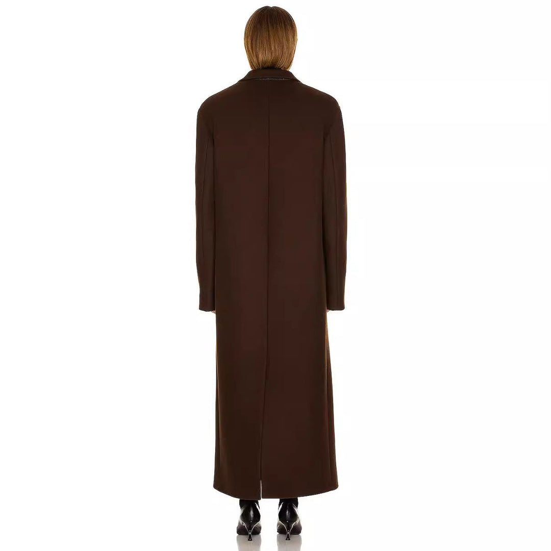 Dam Maximal One-knapp kappa in oversize skärning med klassisk Lapel