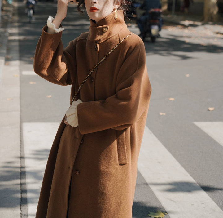 Dam modern oversize ull jacka