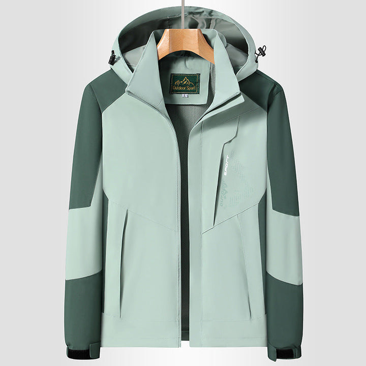 Dam Hooded Softshell jacka wind och water repellent andningsbar