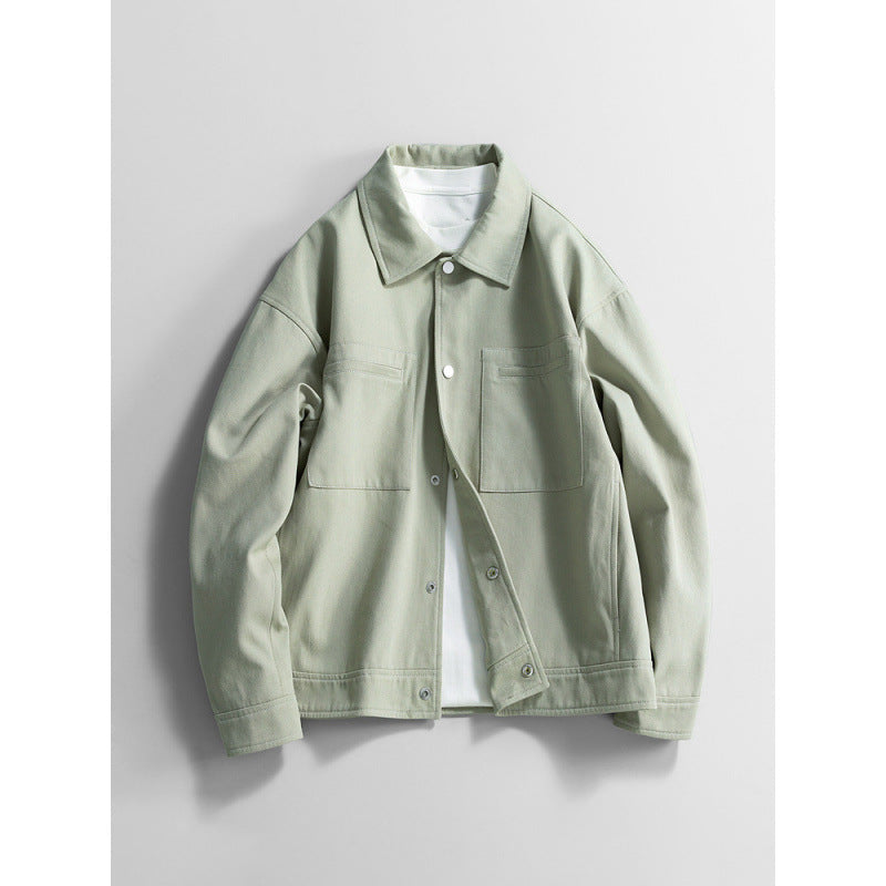 Herr Overshirt med Klassisk Bröstfickor