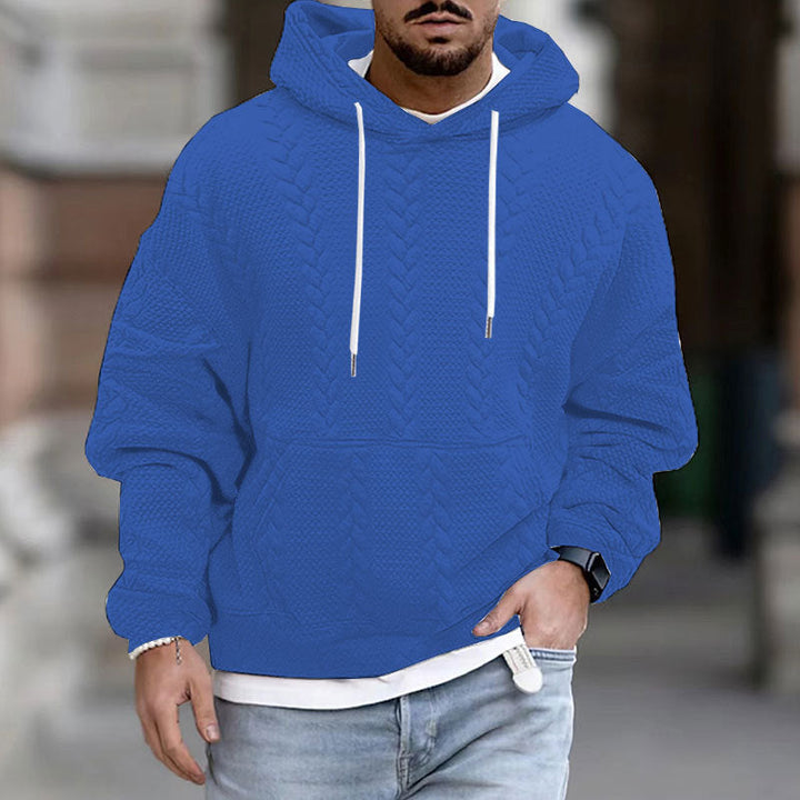 Herr Stilren Chunky Stickad Luvtröja