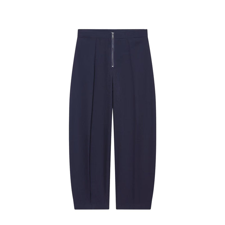 Dam Kort Skärning Utility Blouson Jacka med Drawstring Waist och Patch Fickor
