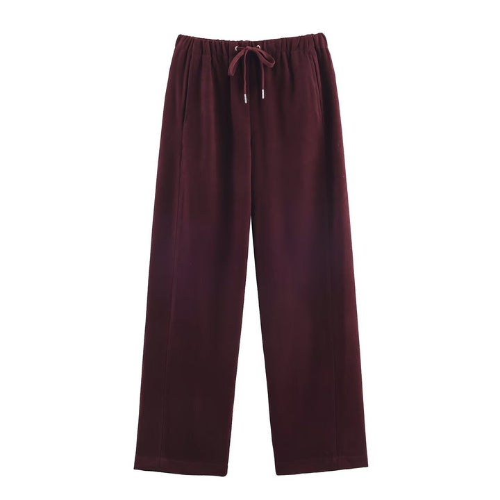 Dam Boxy med huva jacka in sammet look med hel Zip och Elastic fåll