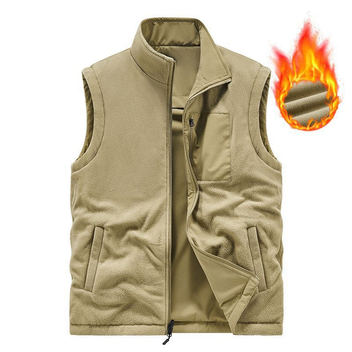 Herr Termisk Fleece Quiltad Väst