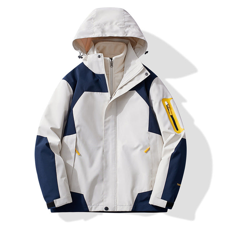 Dam Multifunctional Trekking softshelljacka med removable fleecefoder och huva