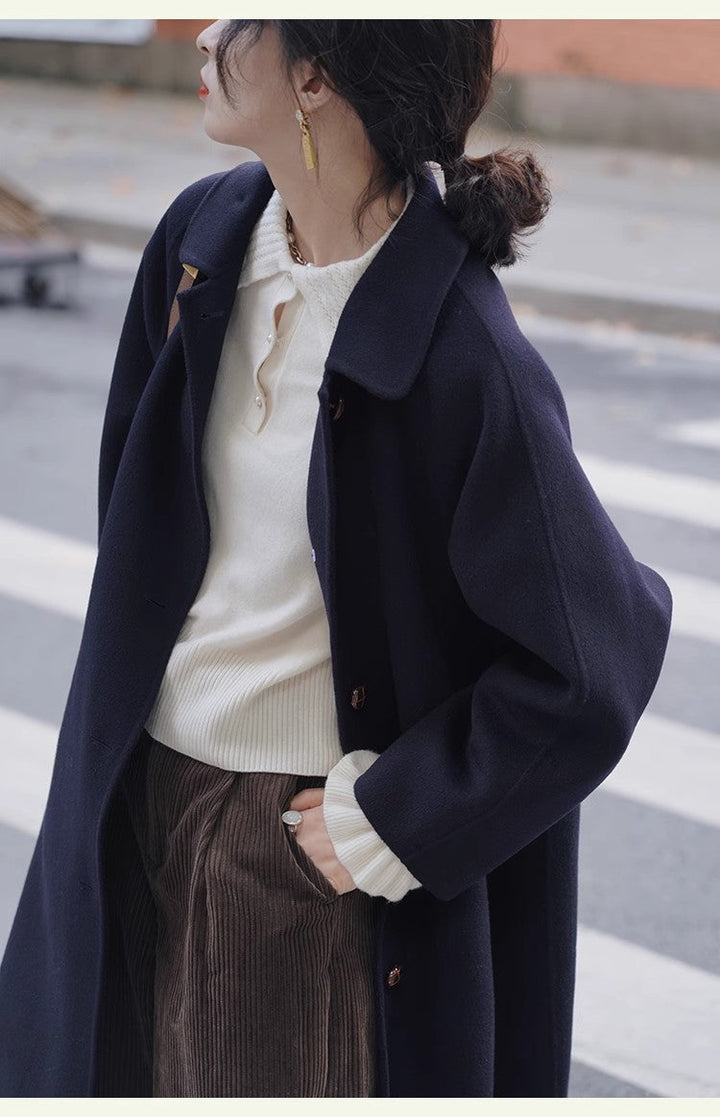 Dam modern oversize ull jacka