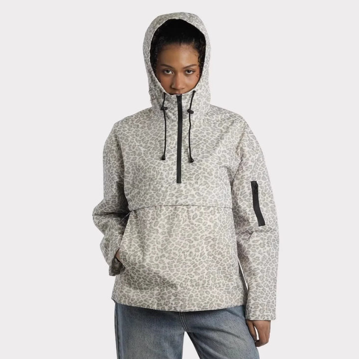 Dam Snygg Anorakjacka med Huva
