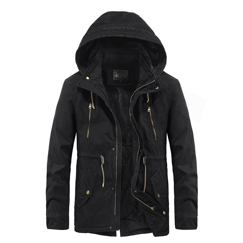 Herr Funktionell Water-Repellent Jacka med Huva