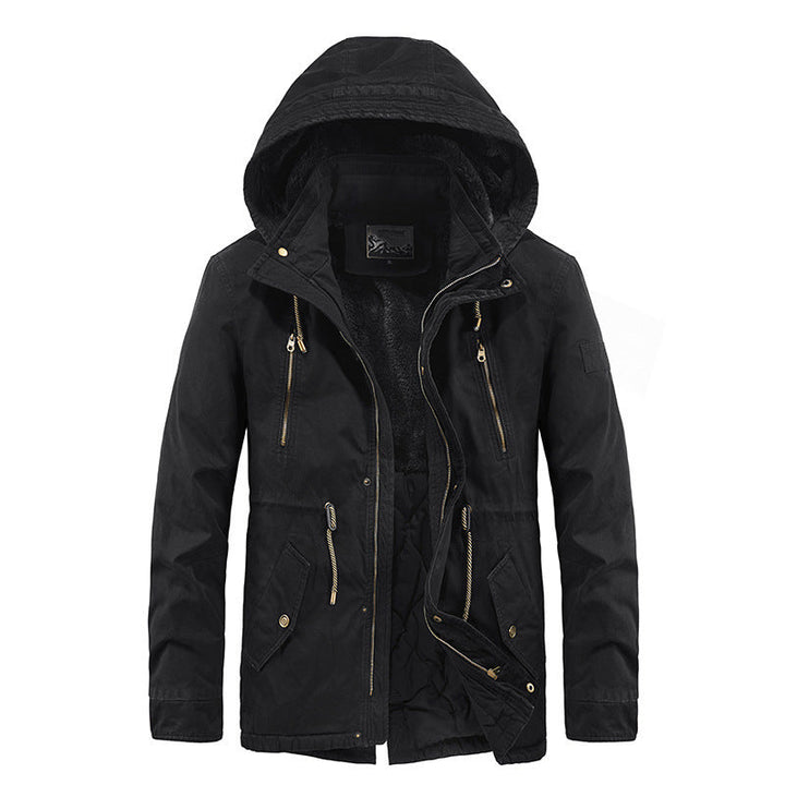 Herr Funktionell Water-Repellent Jacka med Huva
