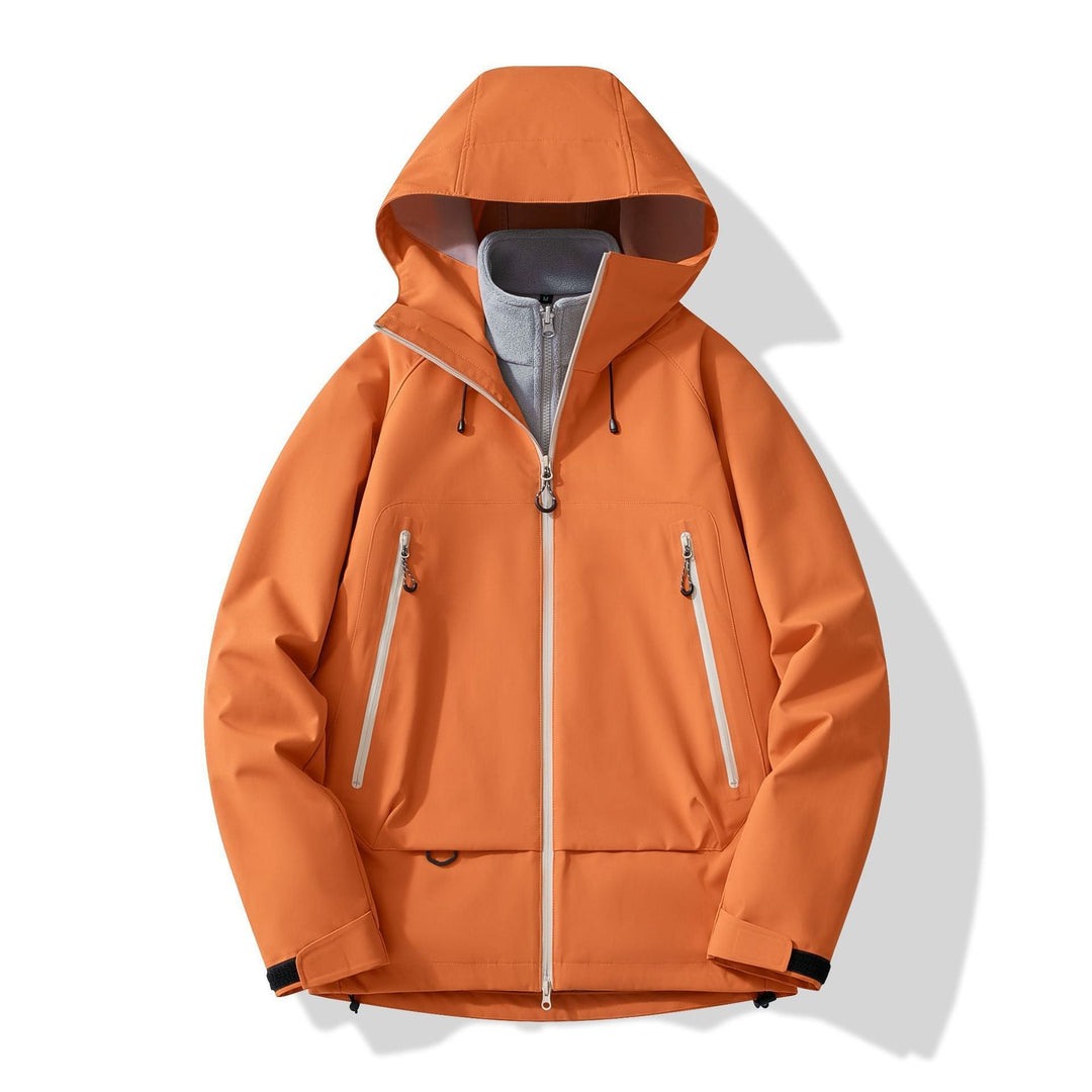 Herr Technical Insulating Softshelljacka med Huva och Fleece Inre Krage
