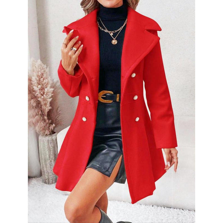 Dam elegant och modern trenchcoat