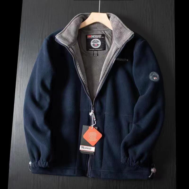 Herr Mjuk Fleece Jacka