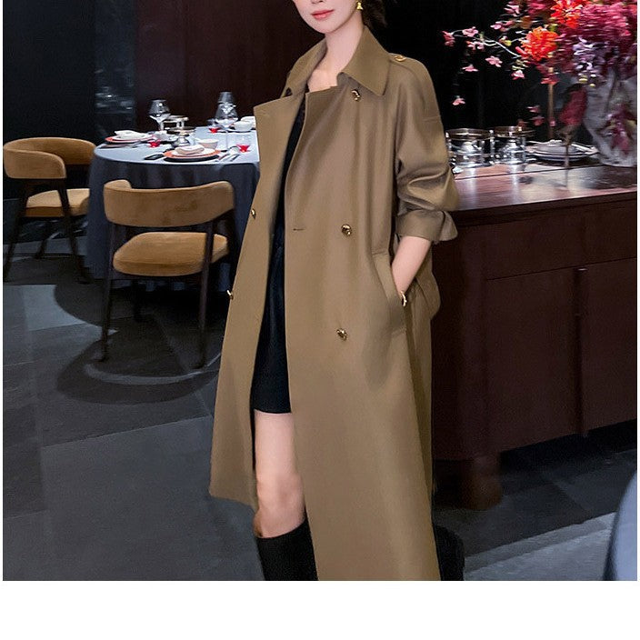 Dam elegant trenchcoat med modern design