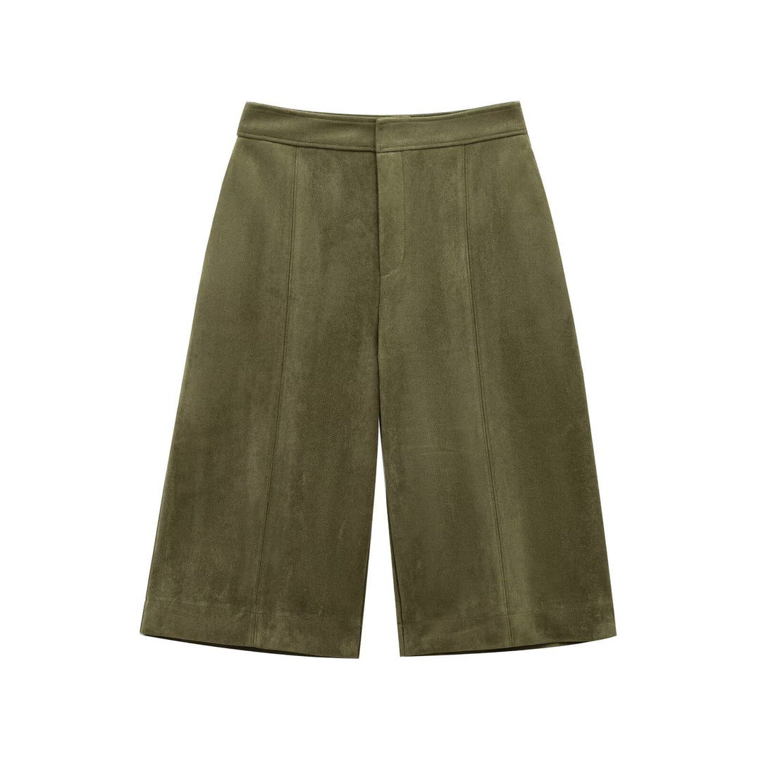 Dam Kort Oversize Jacka i Cape Look med Balloon-Shaped Nederkant