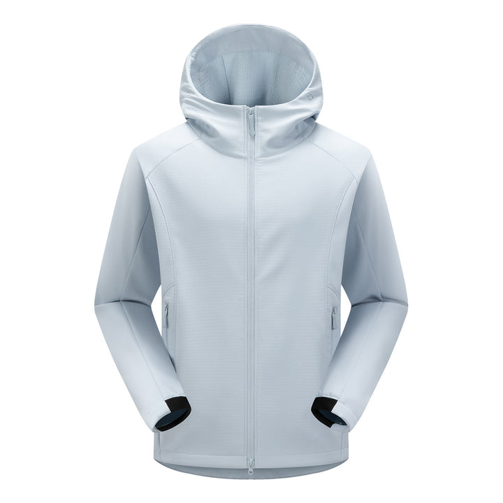 Herr Softshell Frilufts Jacka med Huva, Vindtät Membran och Ergonomisk Skärning