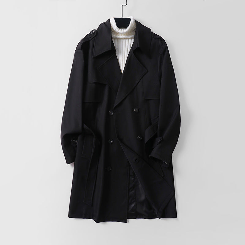 Dam modern kort kappa in trench stil med Double-Breasted knappslå och Epaulettes