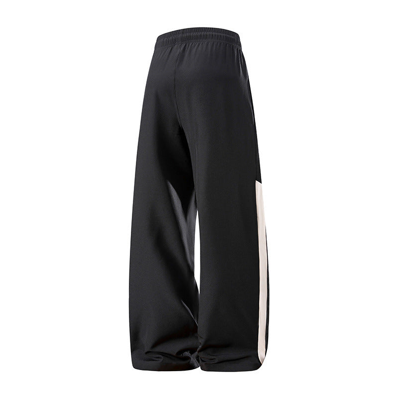 Herr Mjukisbyxor med Elastic Waistband och Side Ränder