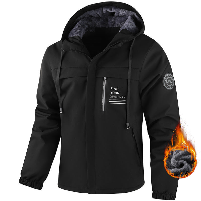 Herr Vattenavvisande Fleece Jacka