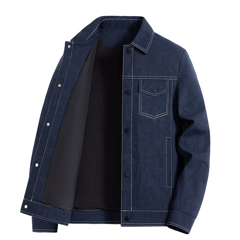 Herr Fashion Pullover Jacka