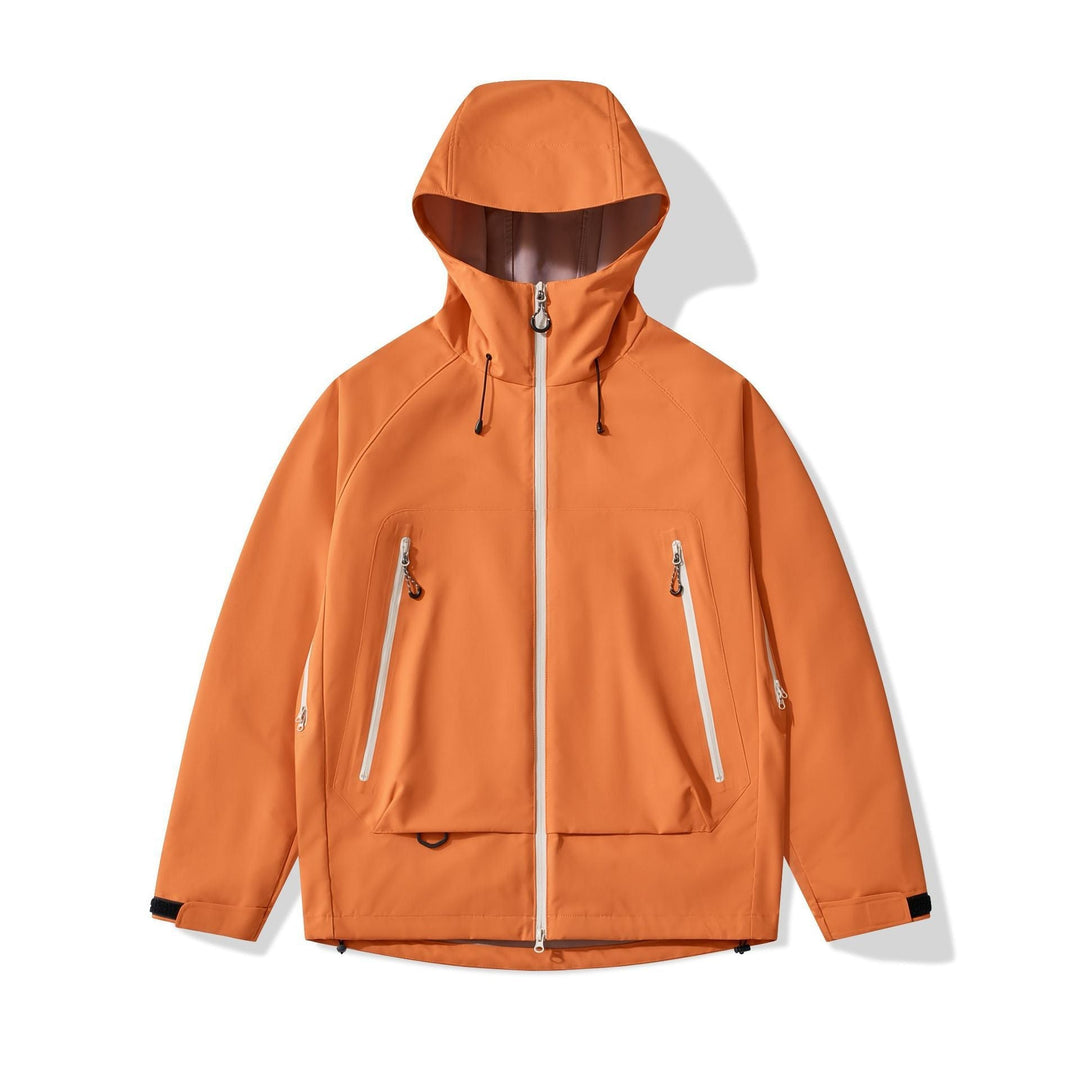 Herr Technical Insulating Softshelljacka med Huva och Fleece Inre Krage