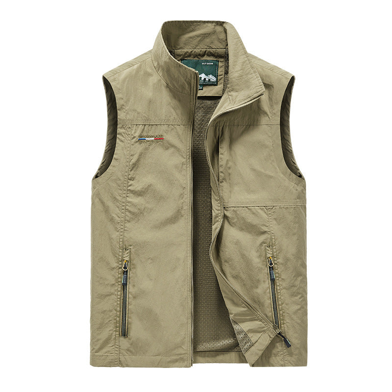 Herr Thermo Sleeveless Väst med Teddyfoder och Dragkedja