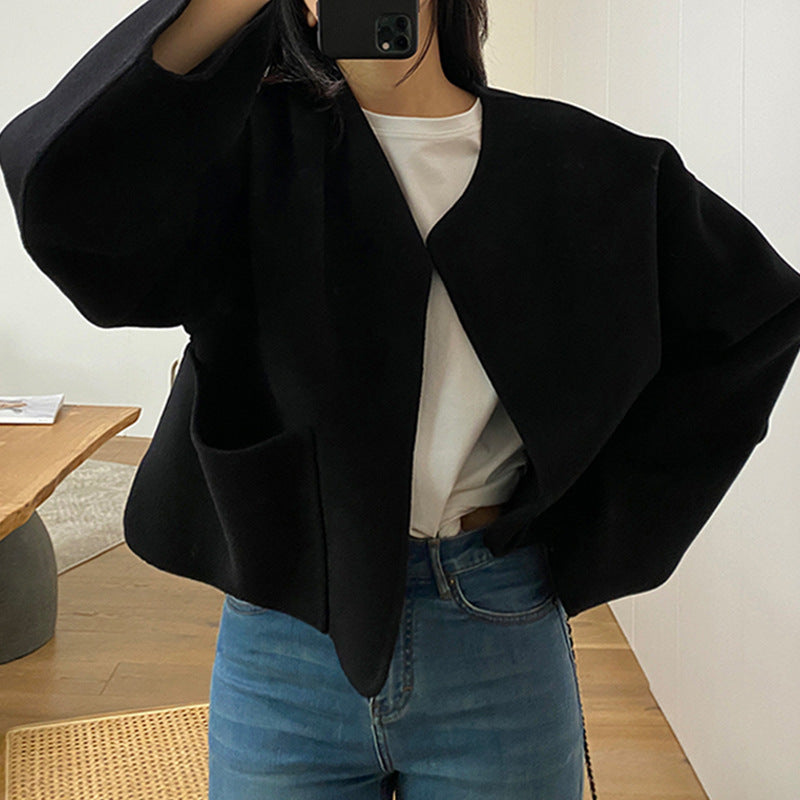 Dam Cozy och elegant oversize jacka