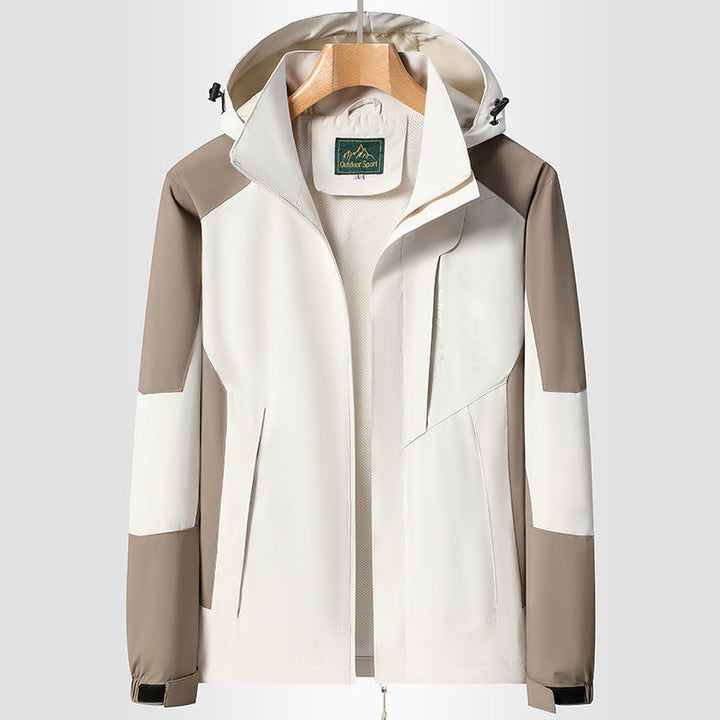 Dam Hooded Softshell jacka wind och water repellent andningsbar
