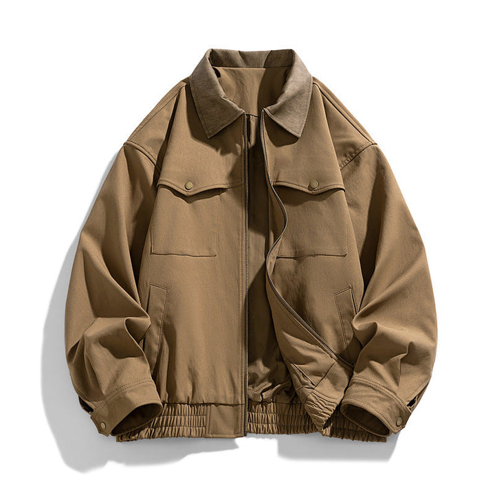 Herr Modern Nylon Jacka med Fickor