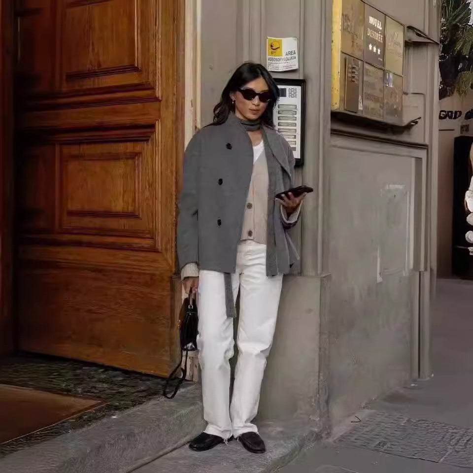 Dam modern oversized ulljacka
