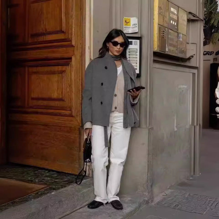 Dam modern oversized ulljacka