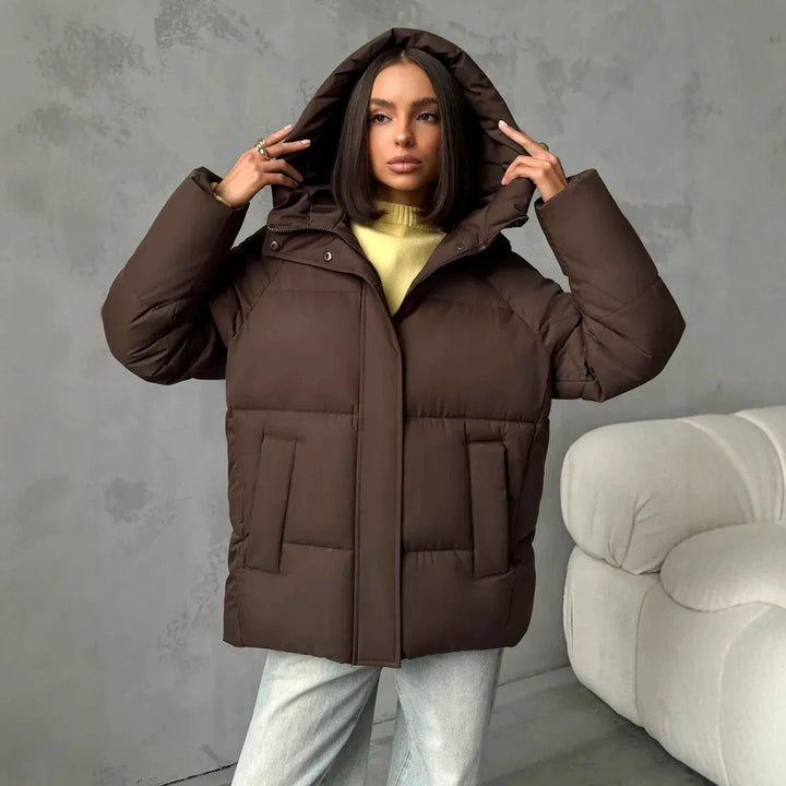 Dam modern oversized dunjacka