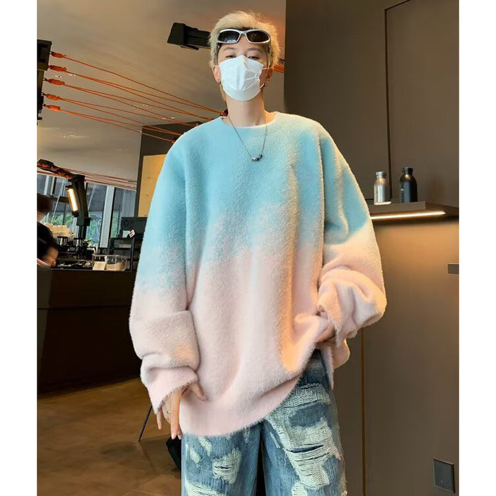 Herr Oversized Fleece Tröja