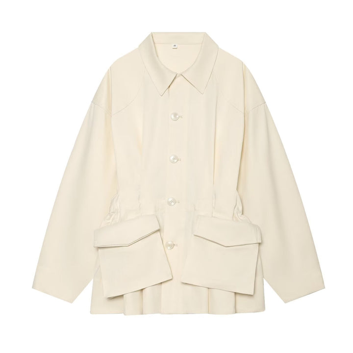 Dam Boxy kort jacka in Utility look med oversize Flap fickor