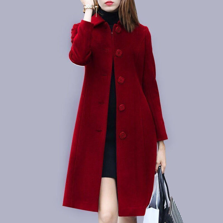 Dam Single Breasted Vinter Trenchcoat