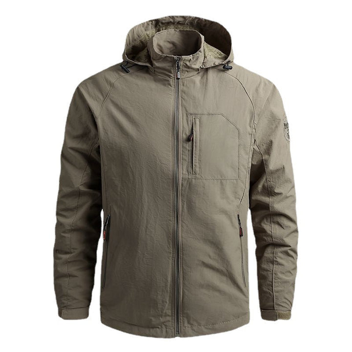Herr Ultralight Resor Fältjacka med Packing Function, Vattenavvisande Yttre Lager och Dold Multifunction Fickor