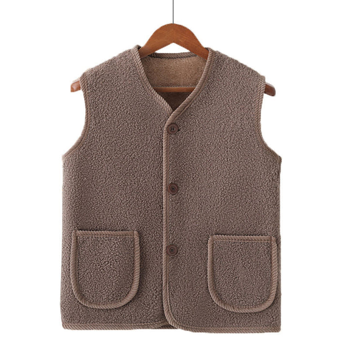 Dam mysig väst tillverkad av Teddy fleece