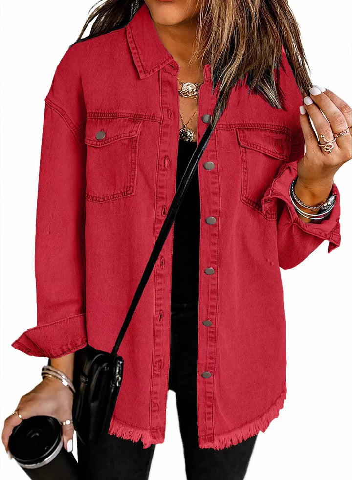 Denim Skjorta Jacka