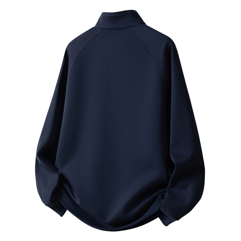 Herr Sport Fleece Pullover med Dragkedja