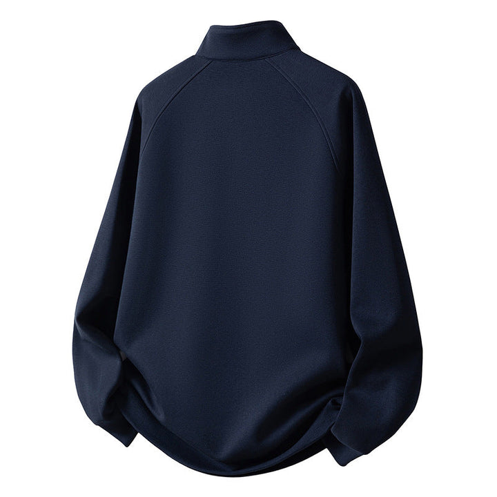 Herr Sport Fleece Pullover med Dragkedja