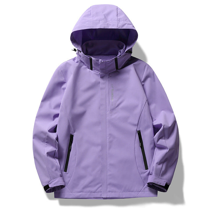 Dam three-lagerplagg softshell jacka med avtagbar fleece inner jacka