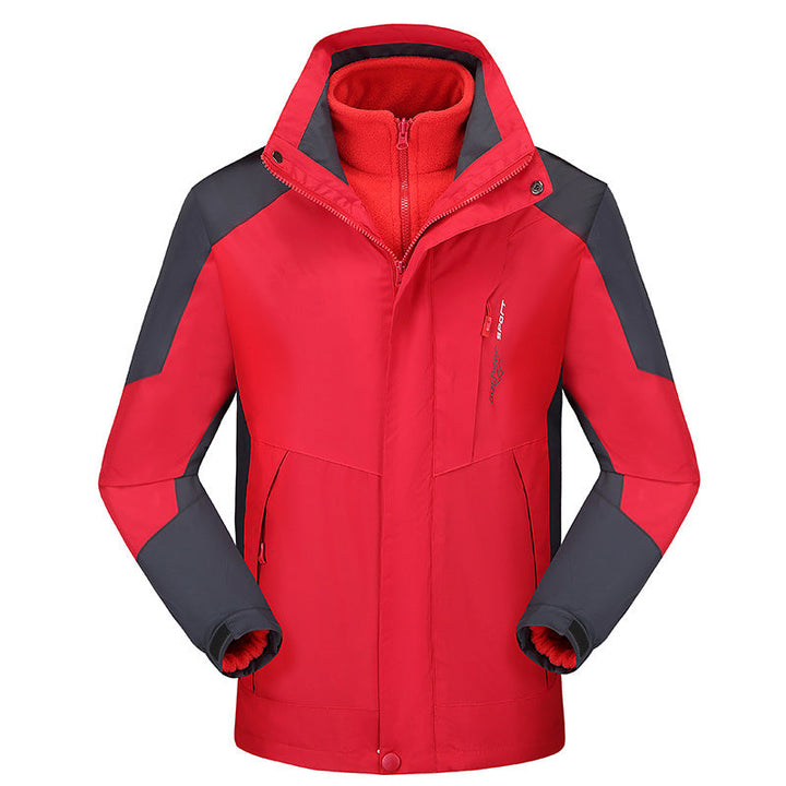 Dam Three-Piece Softshell funktionsjacka med avtagbar fleece inner lagerplagg