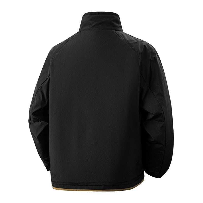 Herr funktion blouson med quiltad termo foder och fickor med lock