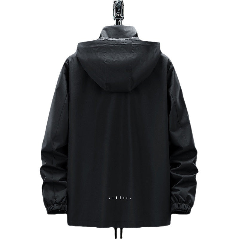 Herr lätt softshell utomhusjacka med huva, Vind och Vatten Avvisande Yta