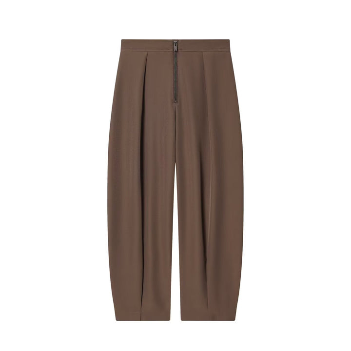 Dam Kort Skärning Utility Blouson Jacka med Drawstring Waist och Patch Fickor