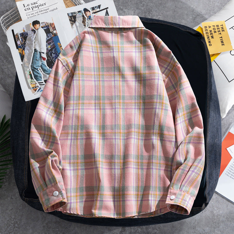 Dam Avslappnad och Modern Flannel Skjortjacka